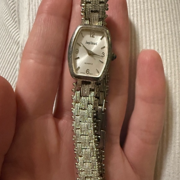 Vintage Joseph Bernard Silver Quartz Watch - Picture 2 of 4